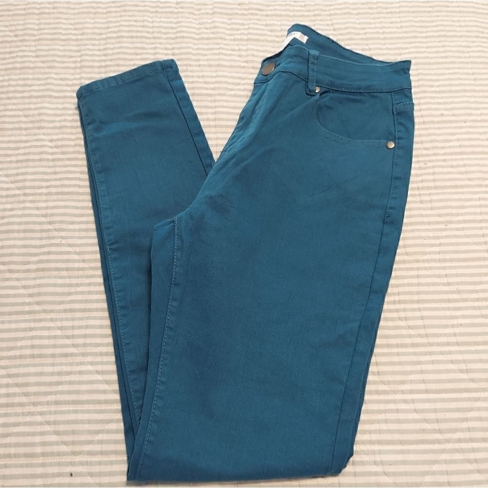 K. Jordan Teal Skinny Jeans
